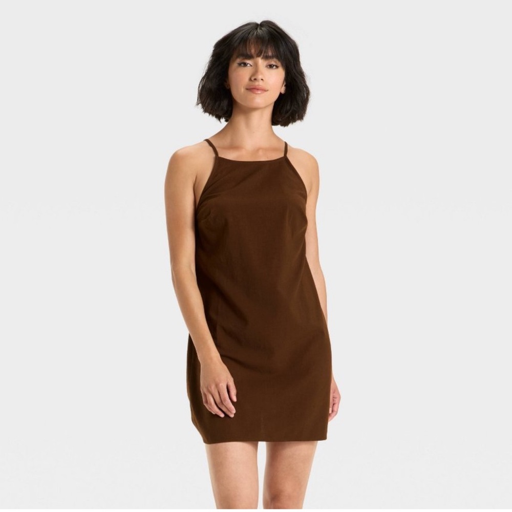 A New Day halter mini dress
